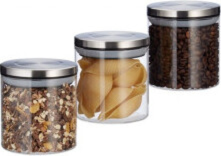 3 oppbevaringsglass 380 ml