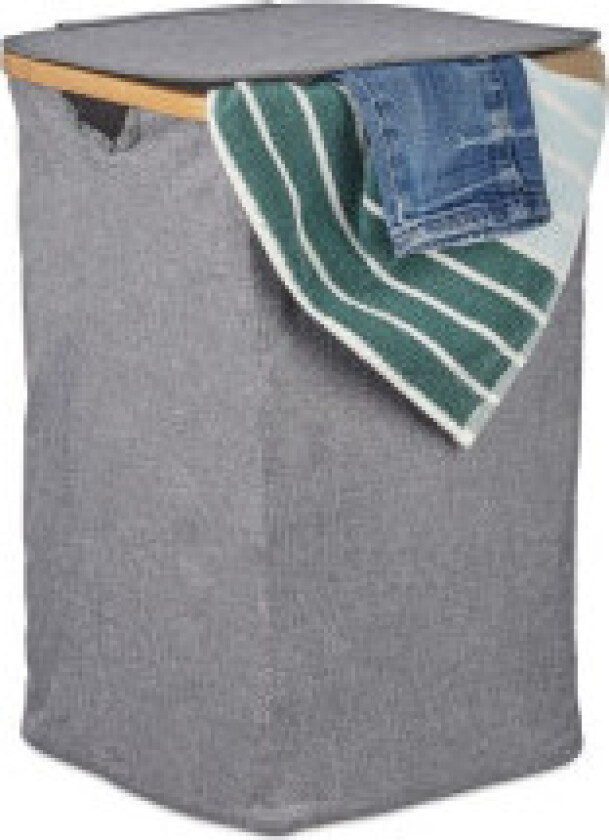 Skittentøyskurv med firkantet lokk