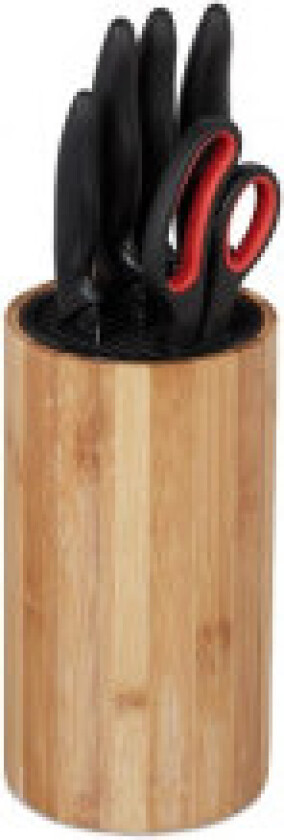 Bambus knivblokk uten kniver