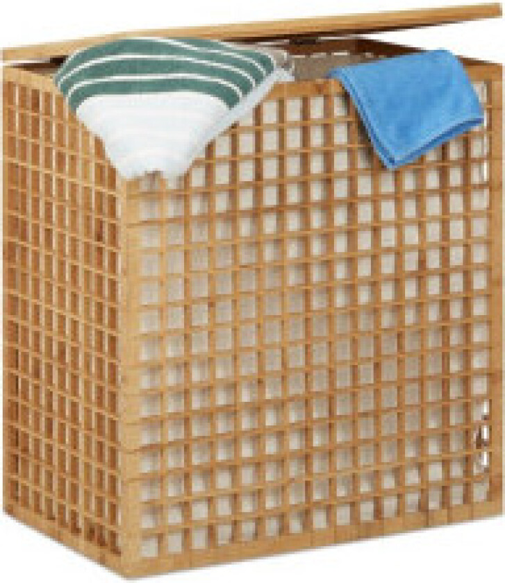 Skittentøyskurv med 2 rom