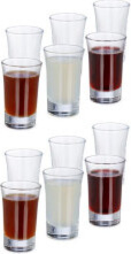 Shot glass 4cl sett med 12 stk