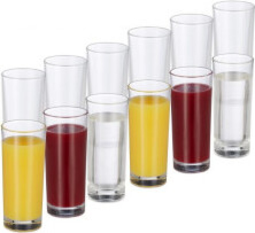 Longdrinkglass i sett med 12 stk