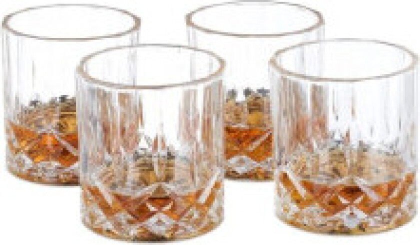 Whiskyglass - sett med 4 stk