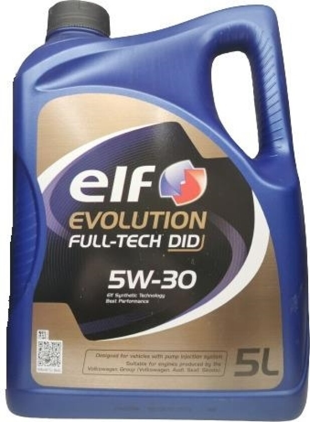 Varikli Tepalai Elf Evolution Fulltech Did (5W-30 5 L)