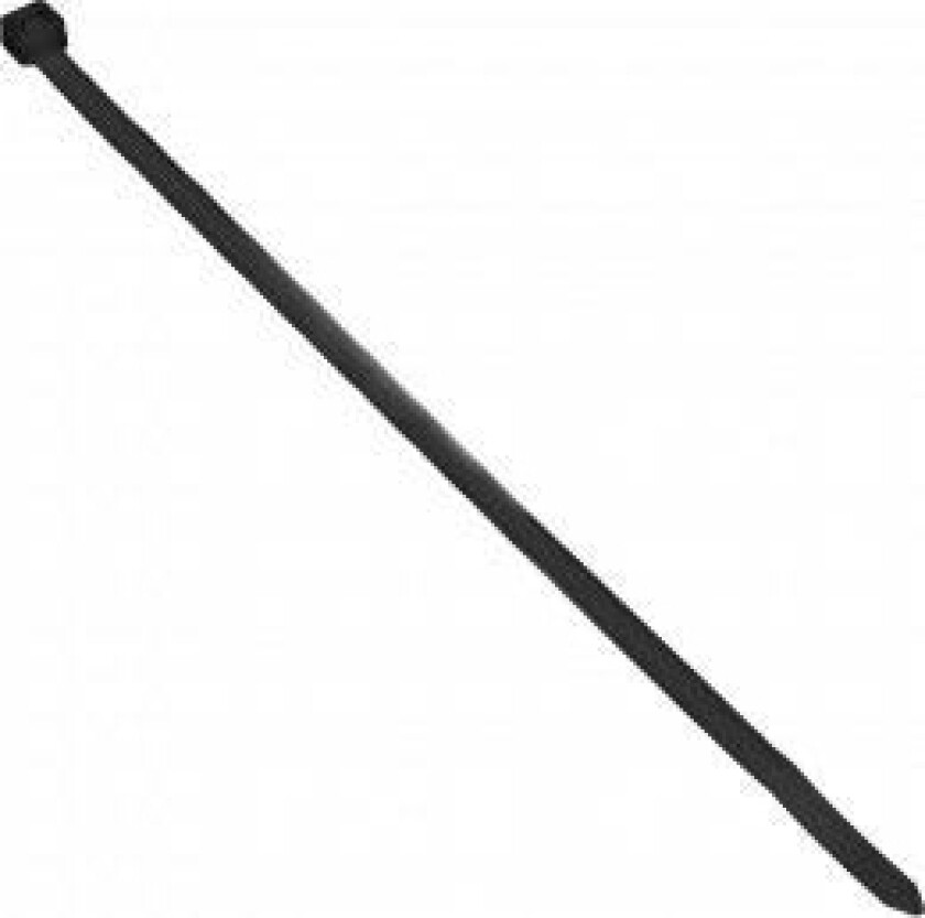 Orno Organizer Buntebånd, Svart, Uv-Bestandig, Bredde 7,5 Mm, Lengde 300 Mm, 25 Stk.