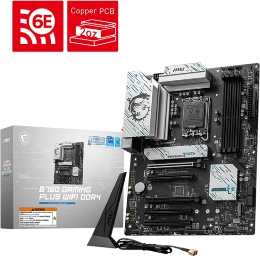 Msi B760 Gaming Plus Wifi Ddr4 (1700) (D)