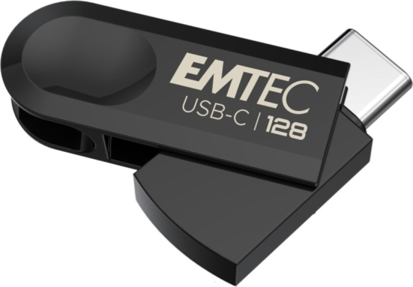 - Usb-Flashstasjon - Kryptert - 128 Gb