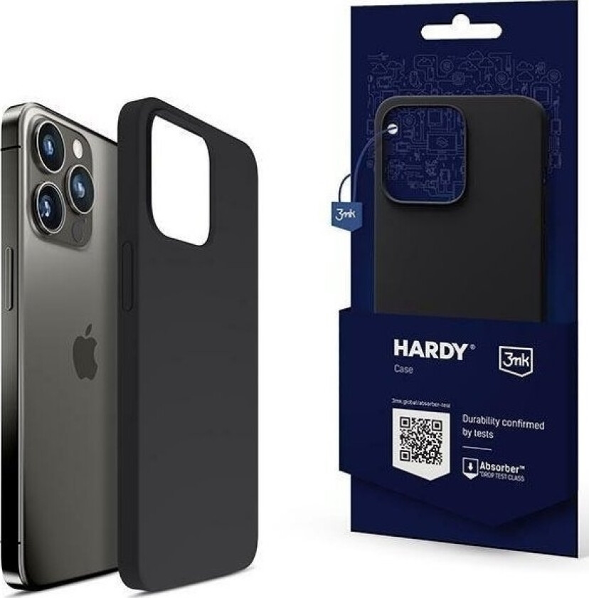 Dklas 3Mk 3Mk Hardy Case Iphone 13 Pro 6,1" Pilka-Juoda/Graphite Pilka-Juodas Magsafe