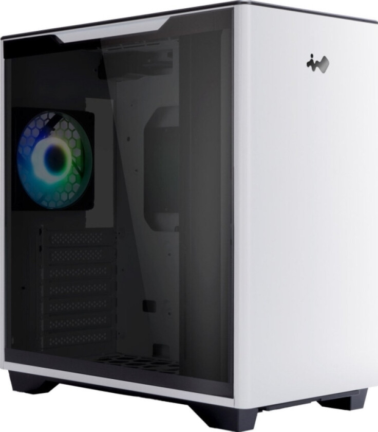 In Win Development A5 Midi-Tower Tempered Glass - Weiß - Midi/Minitower - Lüfter (1Acfbf--000030)