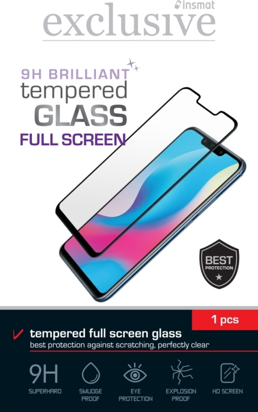 Insmat Exclusive - For Mobiltelefon - Glass
