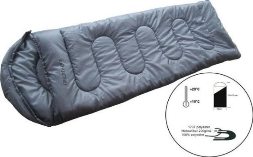 Corbysport Sleeping Bag, Blanket Type And Headrests 200G/M2
