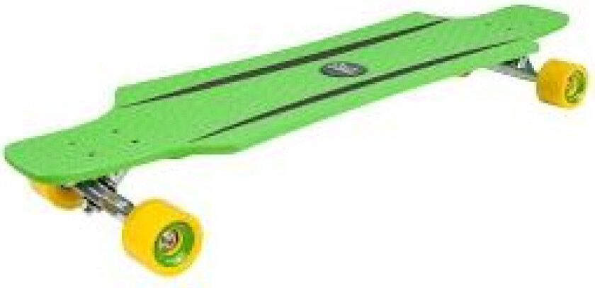 Hudora Cruisestar, Longboard, Grønn, Gult, Monokromatisk, 100 Kg, Gult, 242 Mm