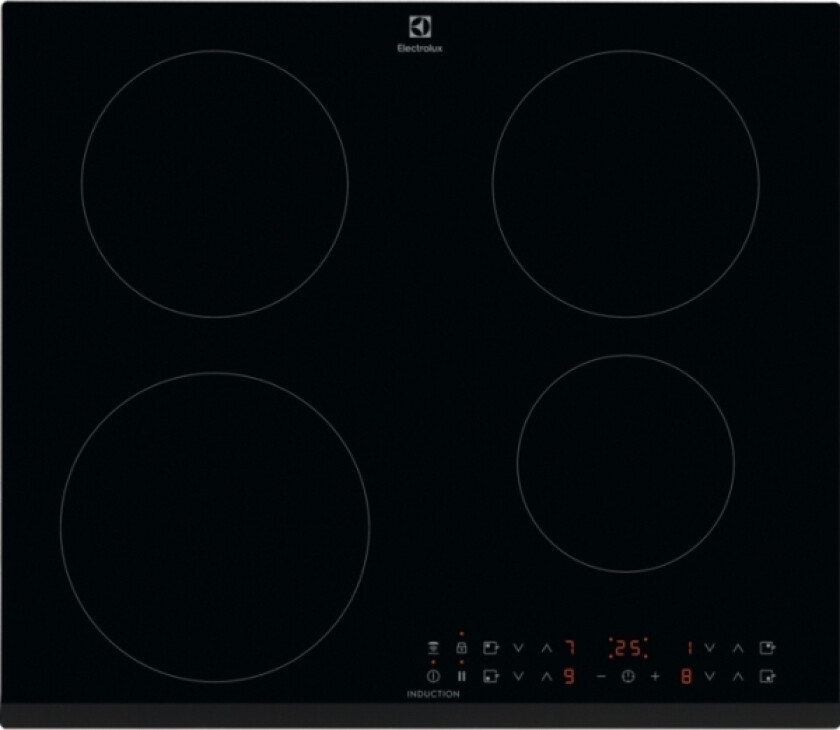 Cir60433, Sort, Indbygget, 60 Cm, Zone Induktionskogeplade, 4 Zone(S), 4 Zone(S)