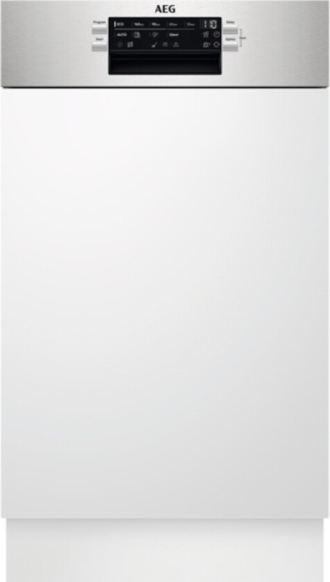 Aeg Fee73517pm, Halvveis Innebygget, Slimline (45 Cm), Hvit, 1,5 M, 1,5 M, 1,5 M