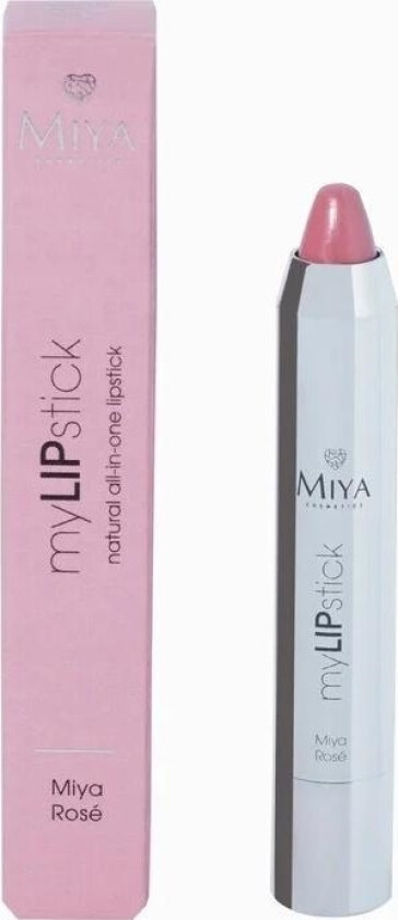 Miya Miya_My Lip Stick Naturlig Pleiende Leppestift Alt-I-Ett Rose 2,5G