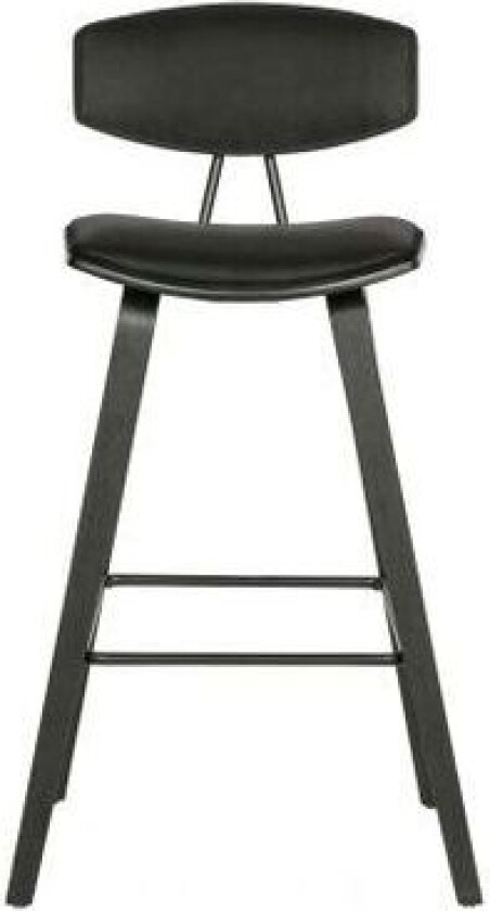 Senn Barkrakk Fløyel Sort 2 Stk