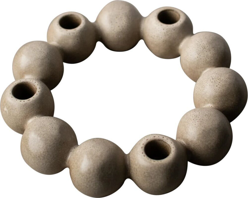 Bright lysestake Ø27 cm Beige