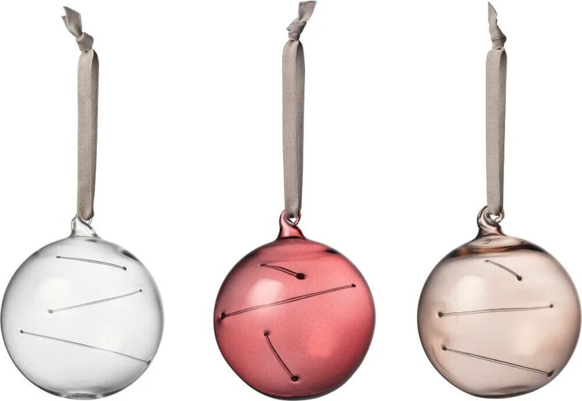 iittala Solkule Ø8 cm 3-pk Klar-lyng-lin