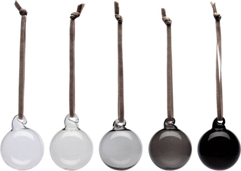 iittala glasskule Ø4 cm 5-pk Grå