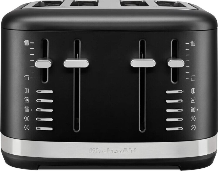 brødrister 4 skiver Black matte
