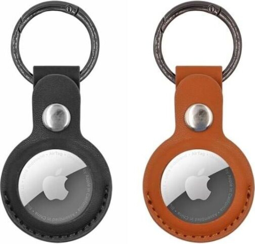 2-pakning AirTag Shell / Cover med nøkkelring