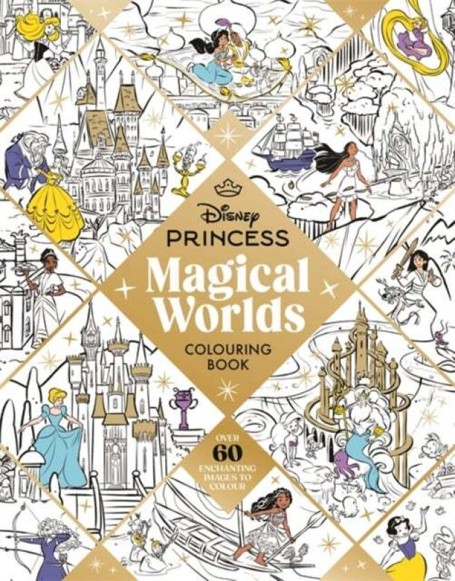 Disney Princess Magical Worlds Colouring Book av Walt Disney