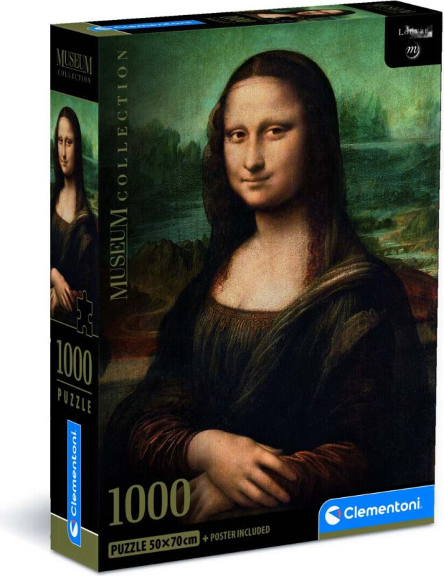 Puslespill 1000 Museum coll Leonardo Mona Lisa