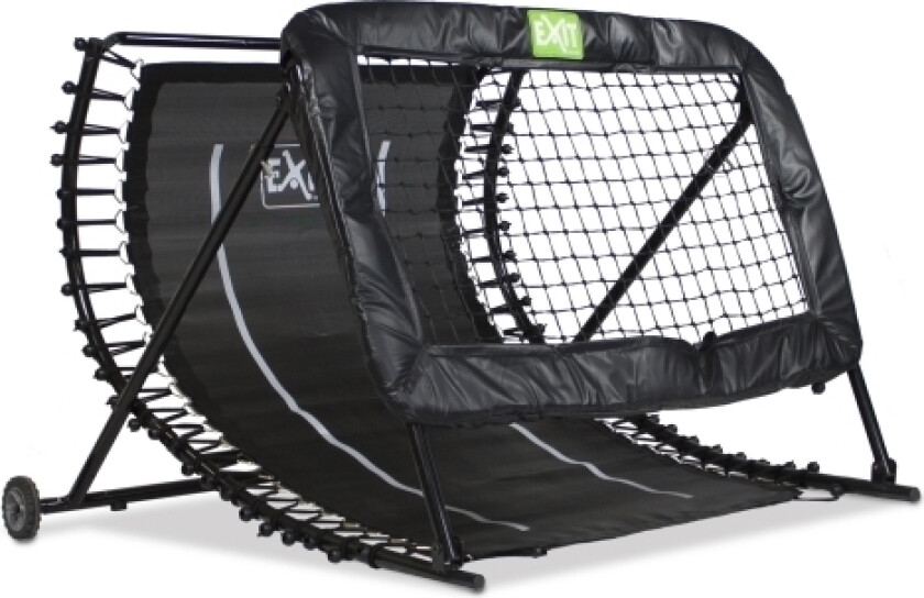 Exit Rebounder Training Station, Rektangulær, Justerbar Vinkel, Flerstasjons Returvegg, Svart