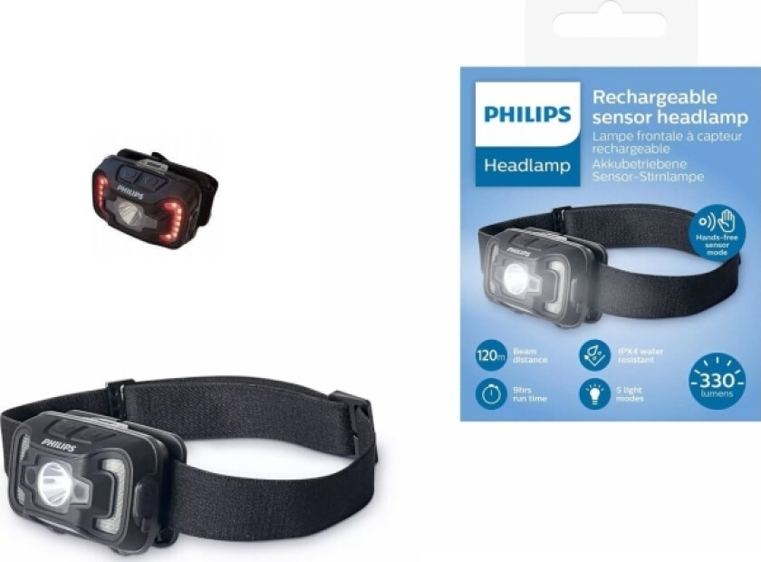 Latarka Czolowa Z Czujnikiem Ruchu Akumulatorowa Led