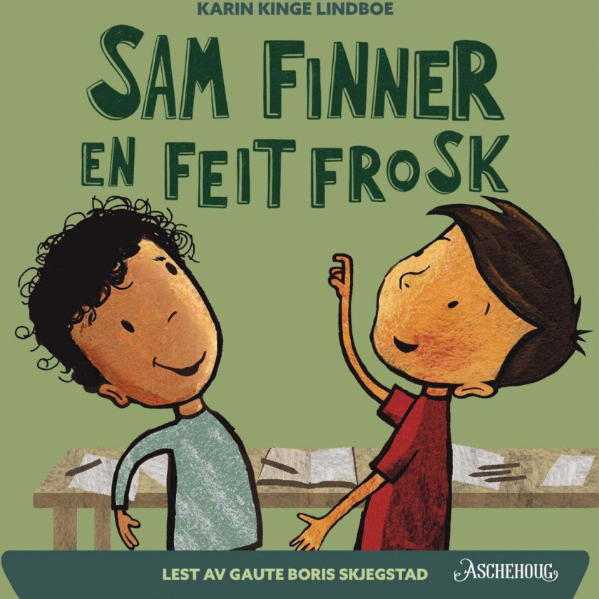 Sam finner en feit frosk av Karin Kinge Lindboe