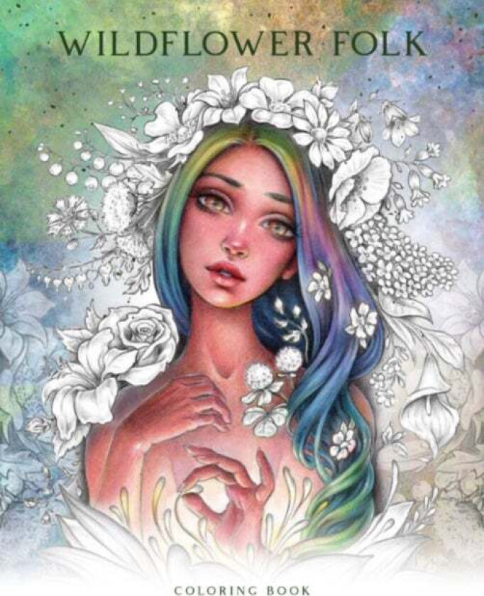 Wildflower Folk Coloring Book