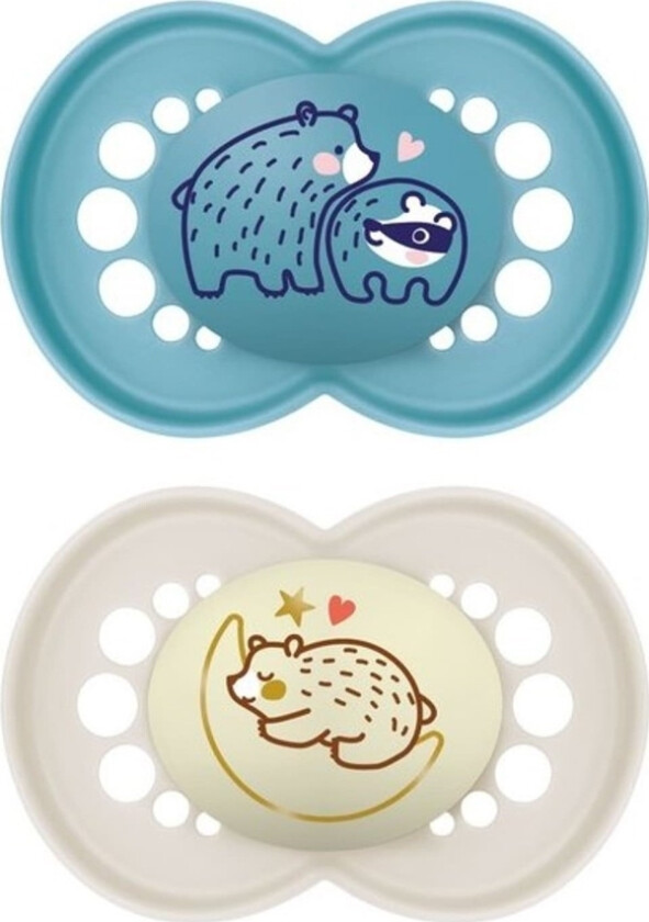 Mom-16+ Pacifier Orginal Day&Amp Night Planet Love, Boy