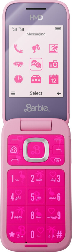 Barbie mobiltelefon (rosa)