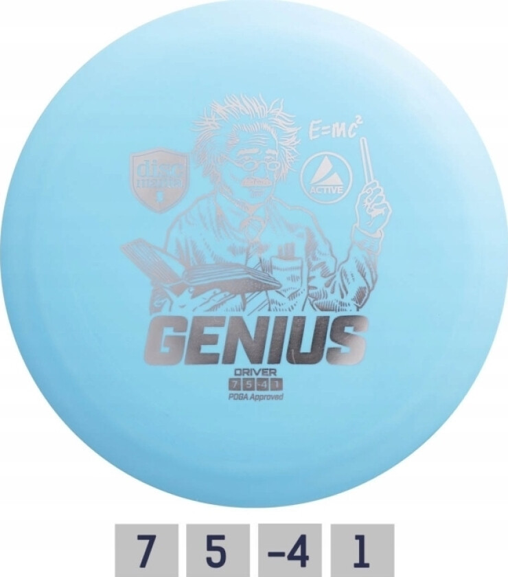 Bilde av Discgolf Discmania  Fairway Driver  Genius Active Light Blue 7/5/-4/1