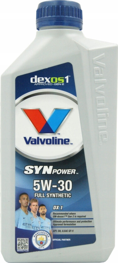 Motorolje Synpower Dx1 5W30 1L, Valvoline