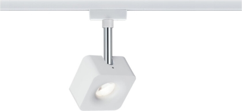 955.11, Spotlight På Skinne, 1 Ampuller, Led, 2700 K, 770 Lm, Kromfarget, Hvit