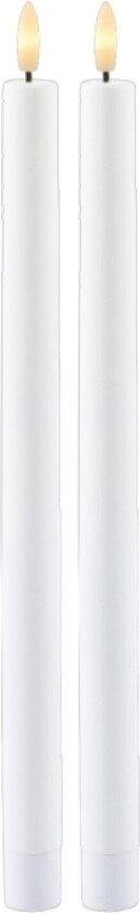 Sirius Sille oppladbart kronelys - Ø 2 cm - H 35 cm - 2 stk