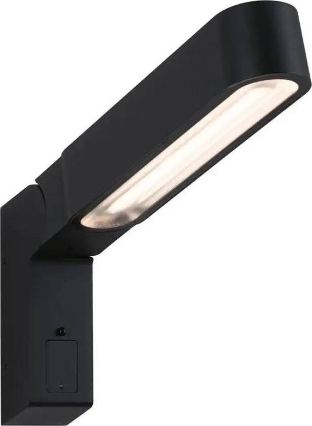 Vegglampe Ito Vertikal Ip44 7W 3000K Pir + Skumringssensor Farge Antrasitt