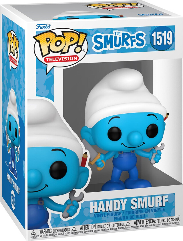 The Smurfs actionfigur (Handy Smurf)