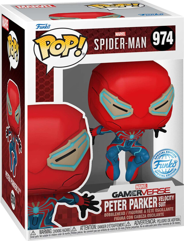 Spiderman actionfigur (Velocity Suit)