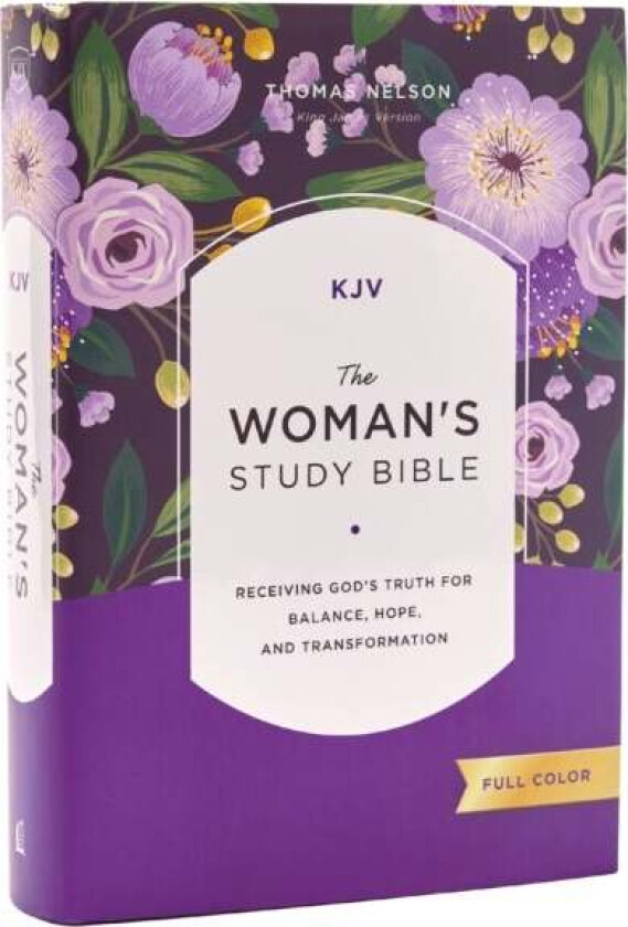 KJV, The Woman's Study Bible, Hardcover, Red Letter, Full-Color Edition, Comfort Print