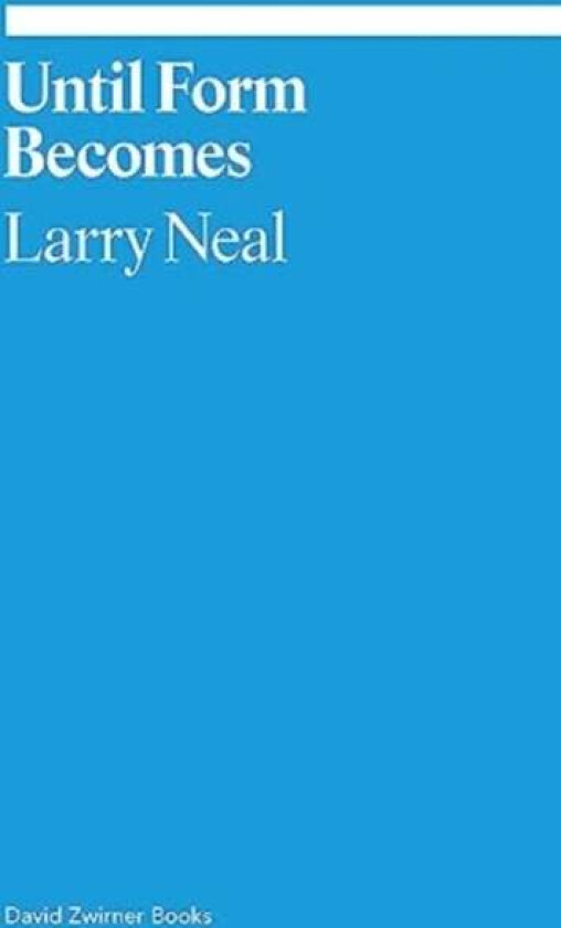 Any Day Now: Toward a Black Aesthetic av Larry Neal