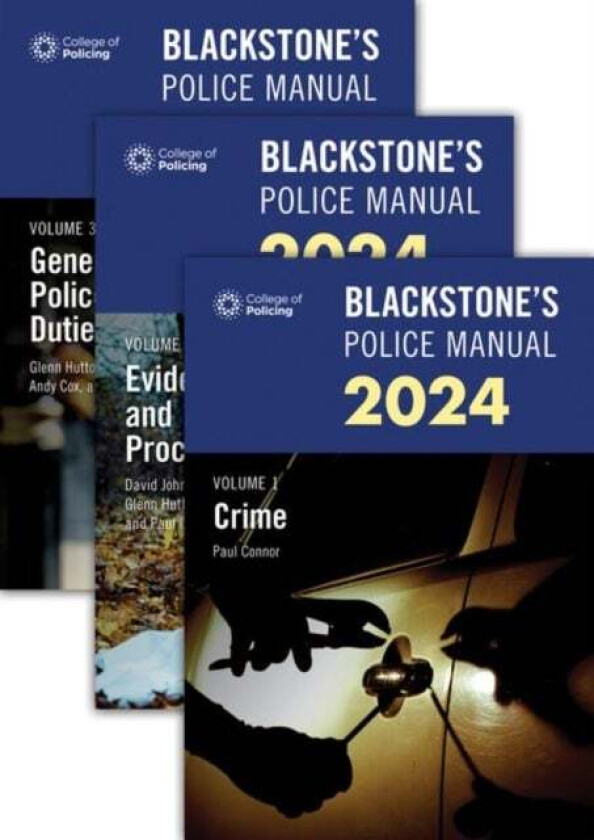 Blackstone's Police Manuals Three Volume Set 2024 av Connor , Cox , Hutton , Johnston