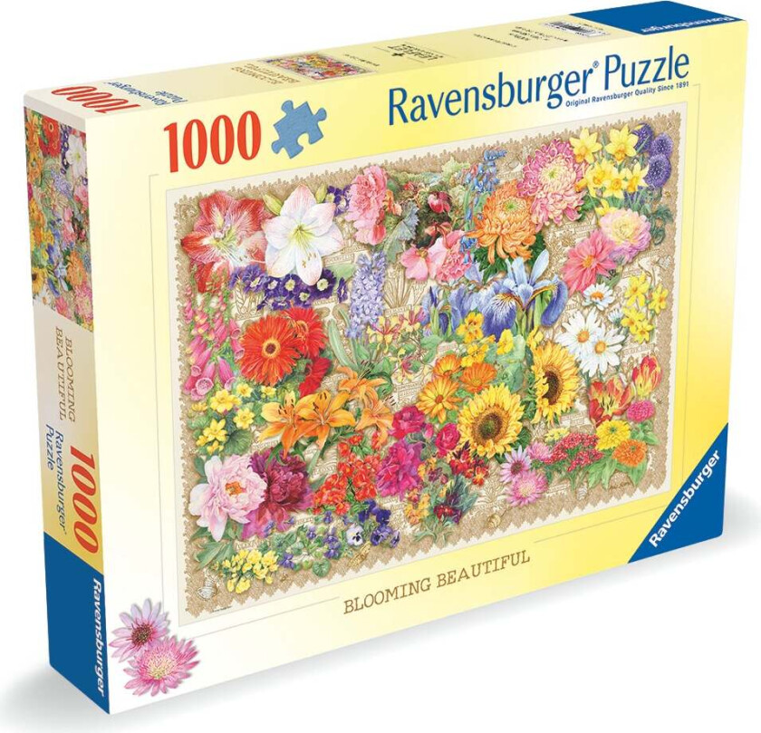 Puslespill 1000 Blomster Ravensburger