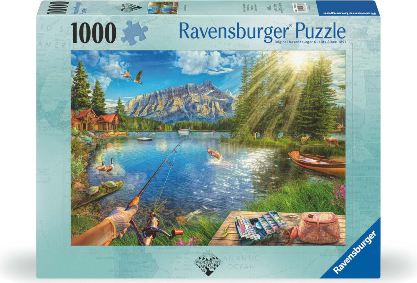 Puslespill 1000 Livet Ved Innsjøen Ravensburger