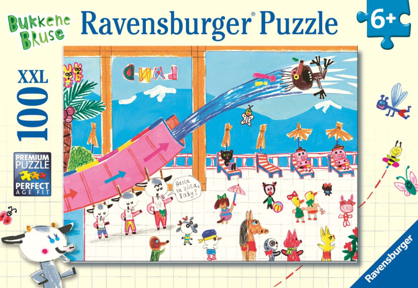 Puslespill 100 Bukkene Bruse Ravensburger