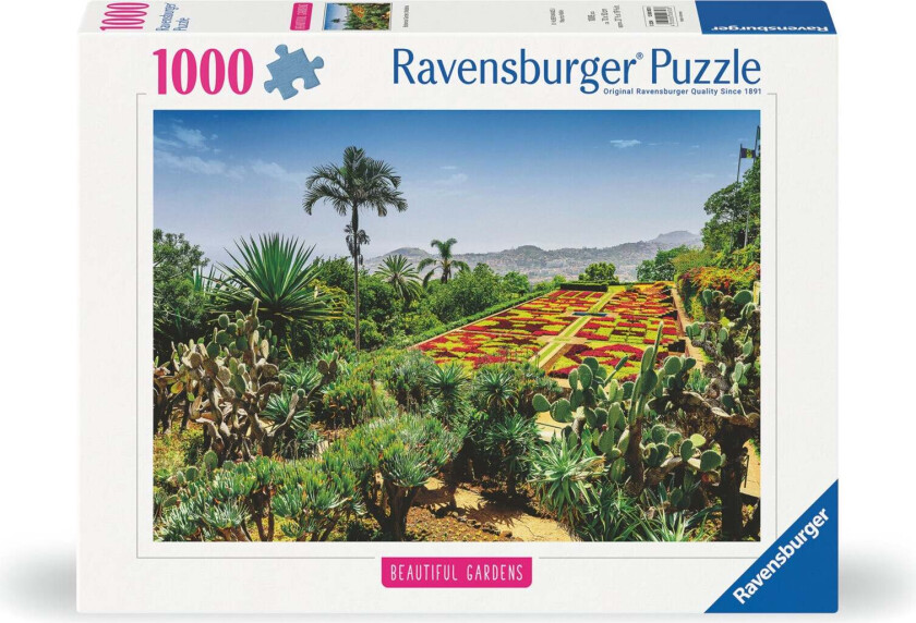 Puslespill 1000 Botanisk Hage Madeira Ravensburger