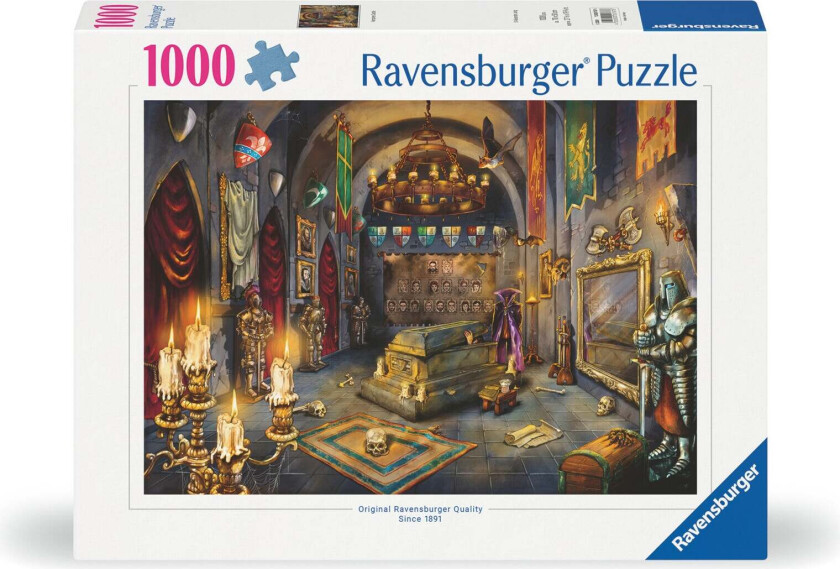 Puslespill 1000 Vampyrens Slott Ravensburger