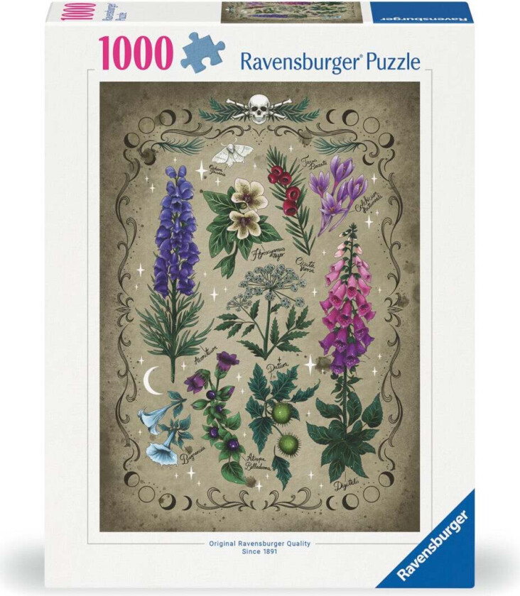 Puslespill 1000 Giftige Planter Ravensburger