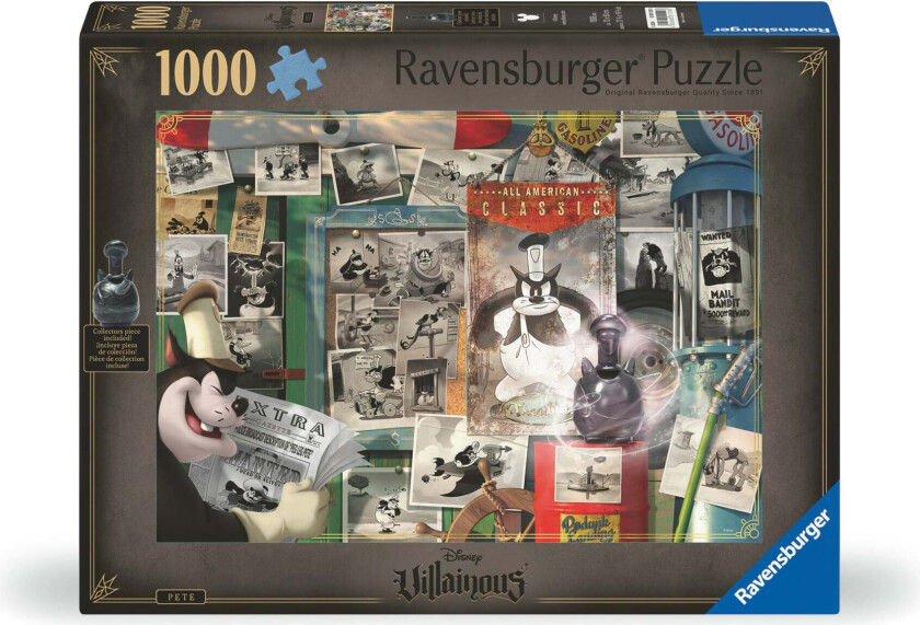 Puslespill 1000 Villainous Pete Ravensburger